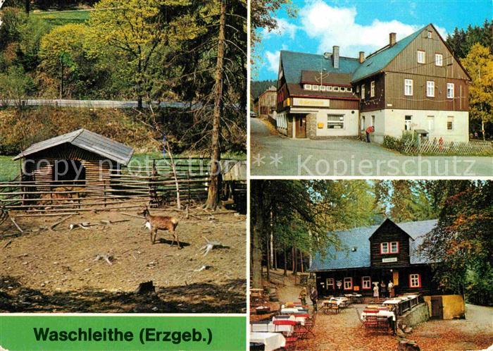 Waschleithe Tierpark Gaststaette Osterlamm und Koehlerhuette