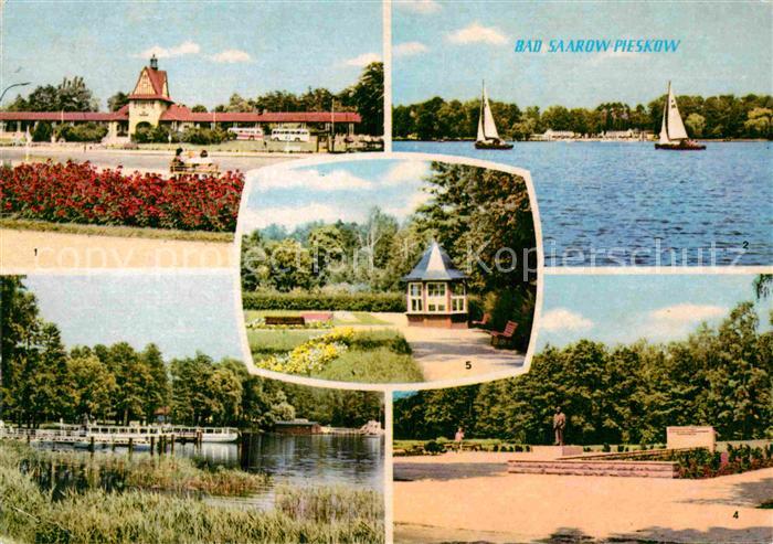 Pieskow Bad Saarow Johannes R Becher Platz Scharmuetzelsee Schiffsanlegestelle D