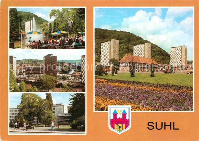 Suhl Thueringer Wald Terrassencafe Hotel Thueringen Tourist Centrum Warenhaus Wa