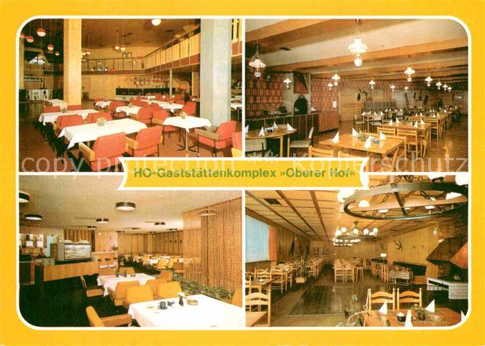 Oberhof Thueringen HO Gaststaettenkomplex Oberer Hof Tanzbar Bauernrestaurant Mo