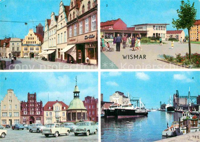 Wismar Mecklenburg Kraemerstrasse Wendorf Kaufhof Nord Markt Hafen