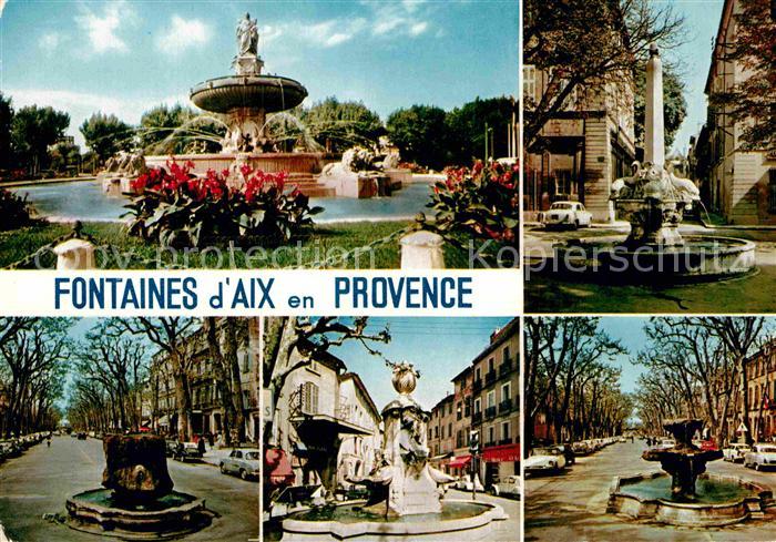 Aix-en-Provence Fontaines de la ville Collection La Cite du Roy Rene