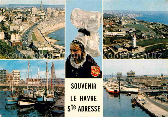 Sainte-Adresse Vue generale Coiffe Normande Phar Ecole Marine Marchande Petit Po