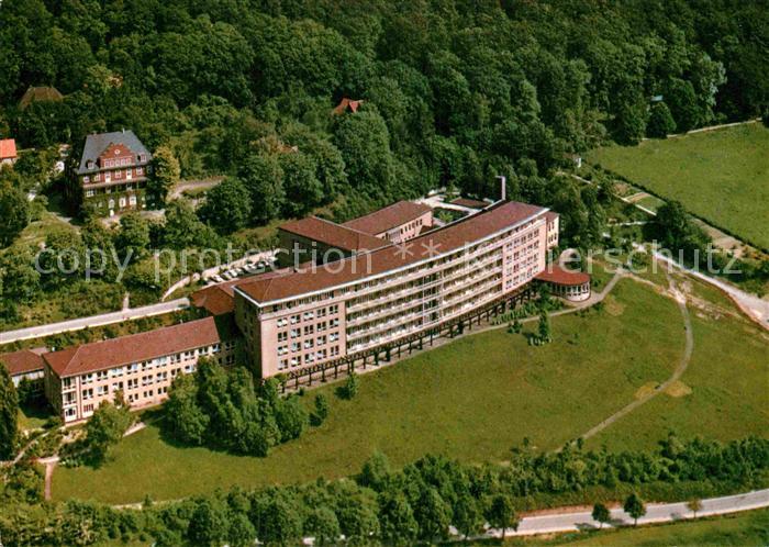 Bad Pyrmont Versorgungskrankenhaus Fliegeraufnahme