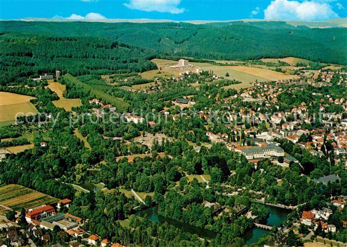 Bad Pyrmont Kurort Fliegeraufnahme