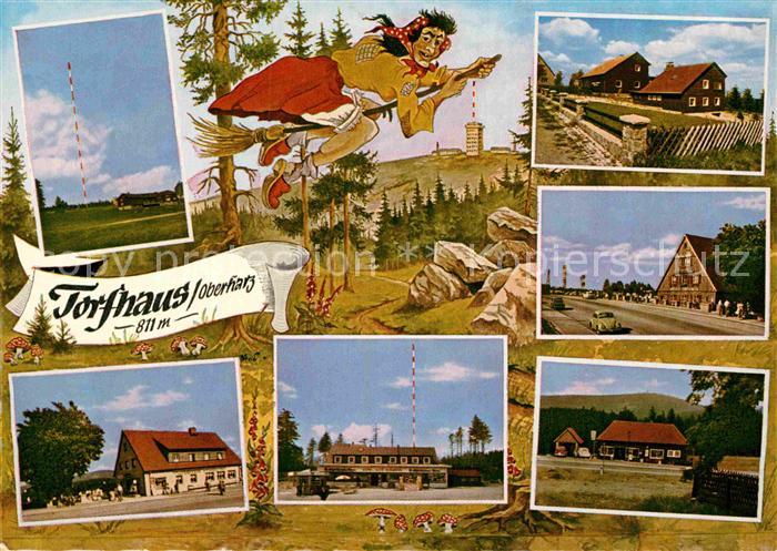 Torfhaus Harz Dorfansichten Berggasthof Sender Kleine Hexe