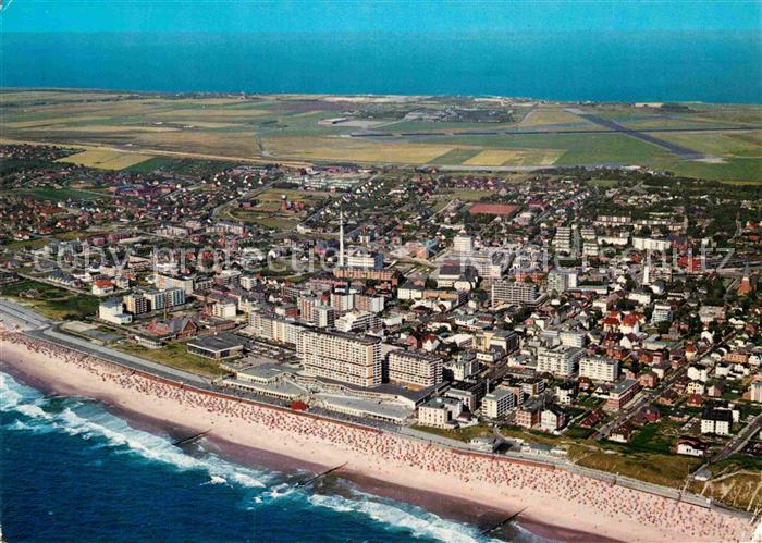 Westerland Sylt Nordseeheilbad Fliegeraufnahme