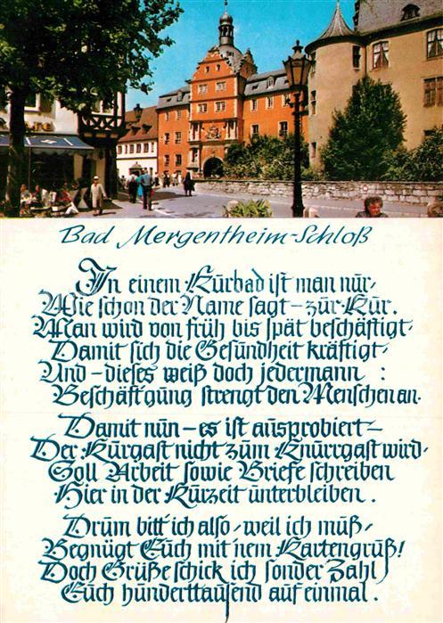 Bad Mergentheim Schloss Gedicht