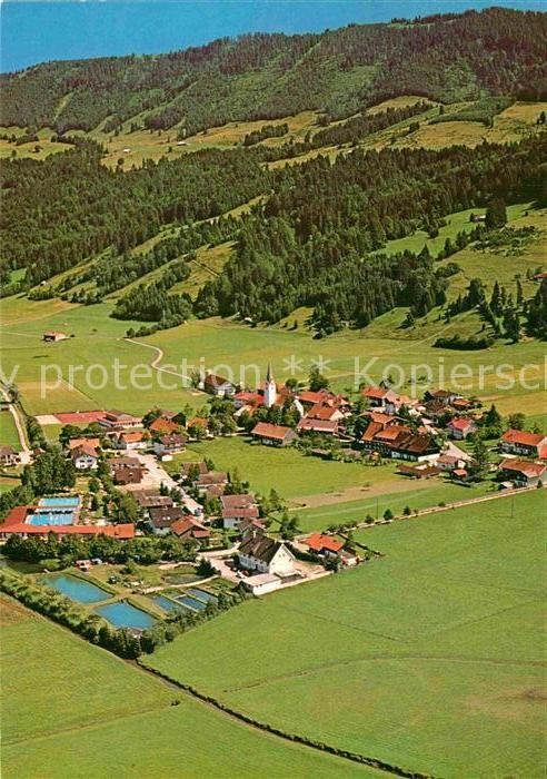 Thalkirchdorf Allgaeuer Alpen Fliegeraufnahme