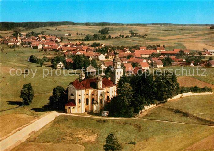Sielenbach Wallfahrtskirche Maria Birnbaum Fliegeraufnahme