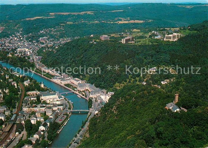 Bad Ems Restaurant Cafe Concordiaturm Kurort Fliegeraufnahme
