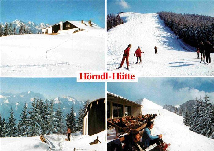 Bad Kohlgrub Hoerndl Huette Wintersportplatz Alpen Berghuette Sonnenterrasse