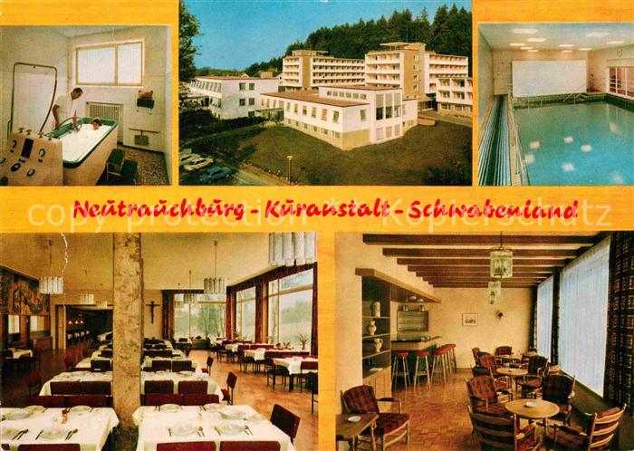 Neutrauchburg Kuranstalt Schwabenland Restaurant Hallenbad