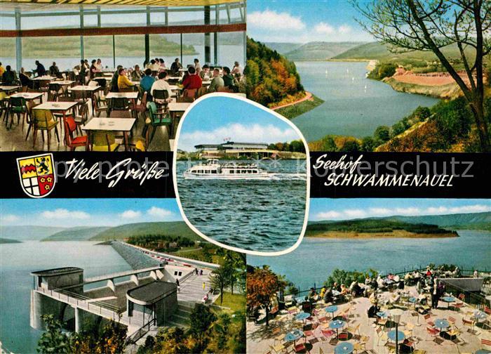 Heimbach Schwammenauel Restaurant Seehof Schwammenauel Rurtalsperre Sperrmauer S