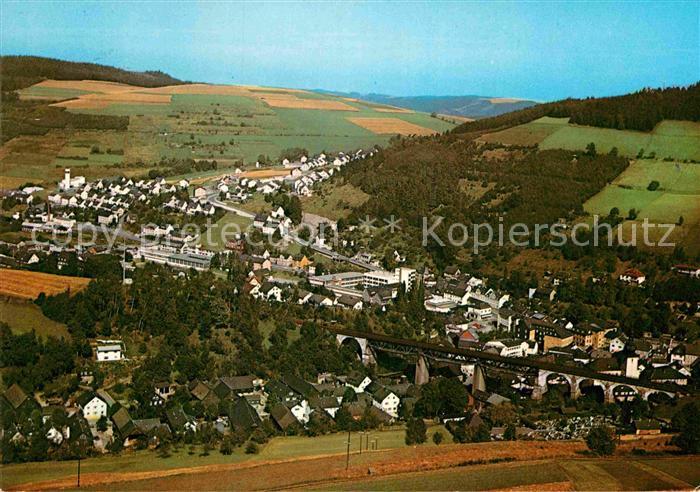 Ludwigsstadt Frankenwald Fliegeraufnahme