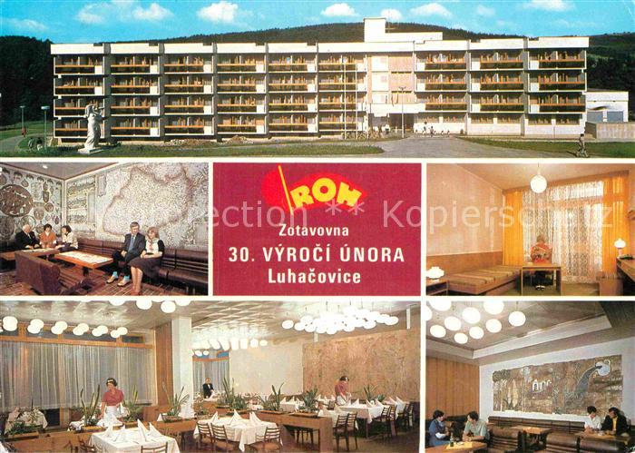 Luhacovice Zotavovna ROH 30 Vyroci Unora Erholungsheim Restaurant