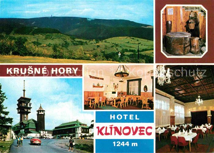Krusne Hory Hotel Klinovec Restaurant Landschaftspanorama