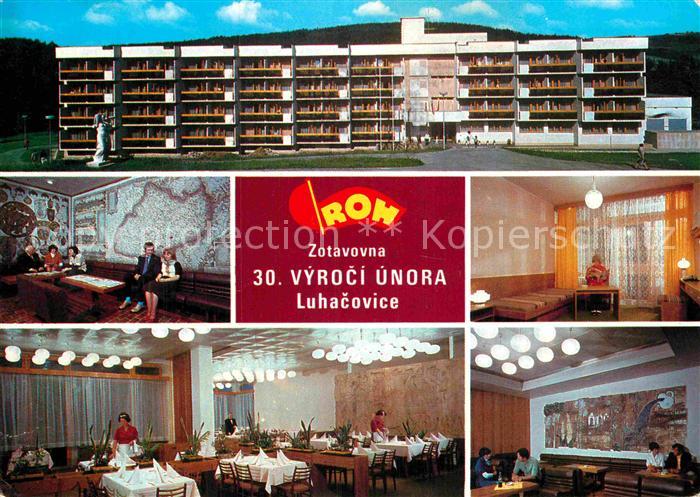 Luhacovice Zotavovna ROH 30 Vyroci Unora Erholungsheim Restaurant