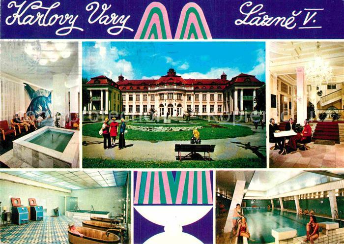 Karlovy Vary Lazne V. Kurhotel Hallenbad Foyer Kuranwendungen