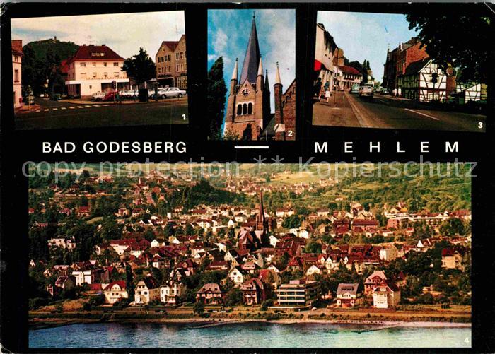 Mehlem Godesberg Marktplatz Drachenfels St Severin Kirche Mainzer Strasse