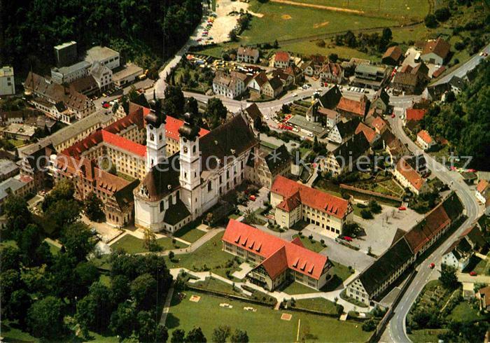 Zwiefalten Wuerttemberg Ehemalige Benediktinische Reichsabtei Fliegeraufnahme