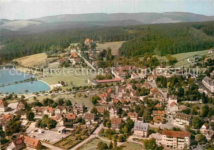 Hahnenklee-Bockswiese Harz Heilklimatischer Kurort Wintersportplatz See Fliegera