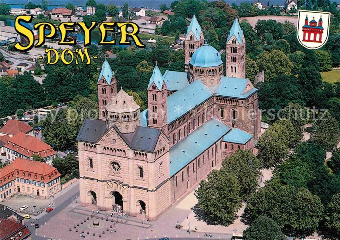 Speyer Rhein Dom Fliegeraufnahme