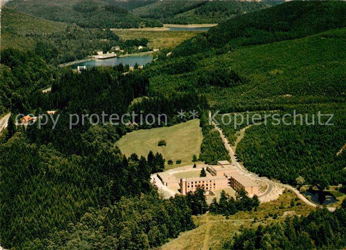 Osterode Harz Soesetalsperre Blindenkurheim Erholungsheim Fliegeraufnahme