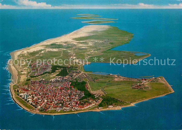 Norderney Nordseebad Nordseeinsel Luftbild aus 1800 m Flughoehe