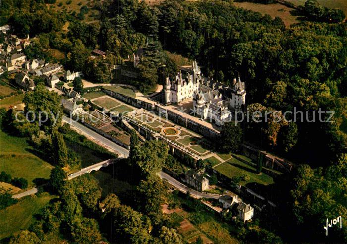 Rigny-Usse Chateau d_Usse Val de Loire vue aerienn