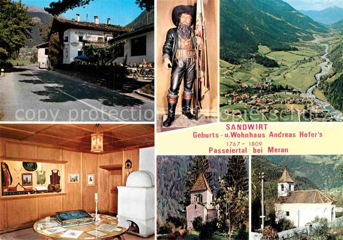 St Leonhard Passeier Sandwirt Geburtshaus Wohnhaus Andreas Hofers Panorama Passe