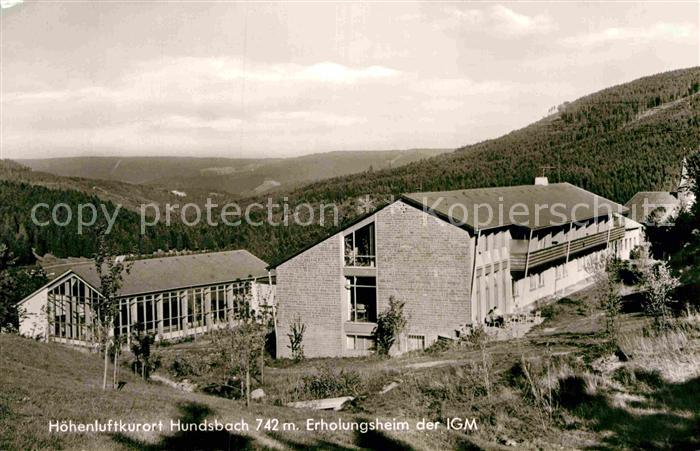 Hundsbach Forbach Erholungsheim der IGM