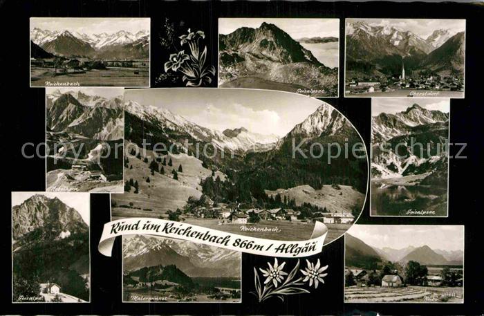 Reichenbach Oberstdorf Geisalpsee Oberstdorf Nebelhorn Malerwinkel Ruebi