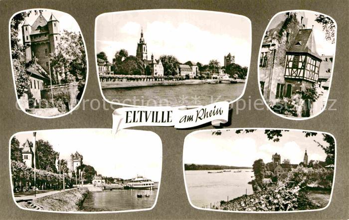 Eltville Rhein Schloss Rheinpartien Erker