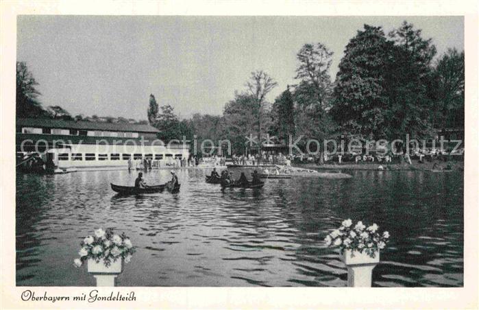Wald Solingen Maerchenwald Oberbayern mit Gondelteich