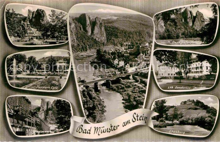 Bad Muenster Stein Ebernburg Badehaus Kurpark Cafe Gradierwerk Rheingrafenstein