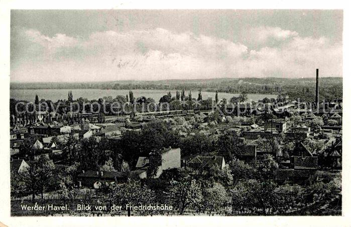 Werder Havel Blick von der Friedrichshoehe