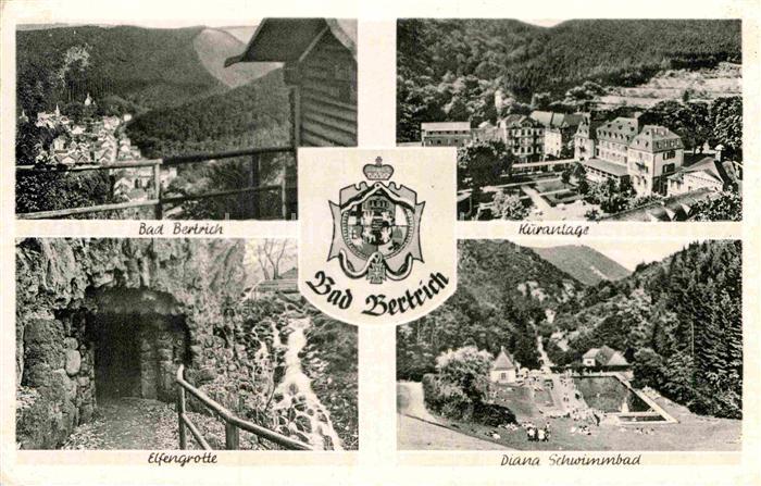 Bad Bertrich Kuranlage Elfengrotte Diana Schwimmbad