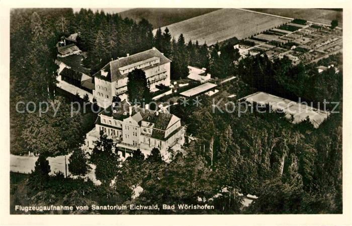 Bad Woerishofen Fliegeraufnahme Sanatorium Eichwald