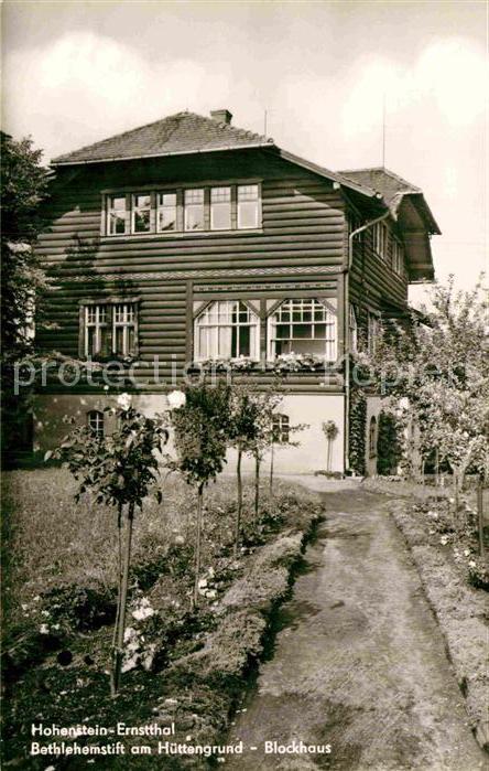 Hohenstein-Ernstthal Bethlehemstift am Huettengrund Blockhaus