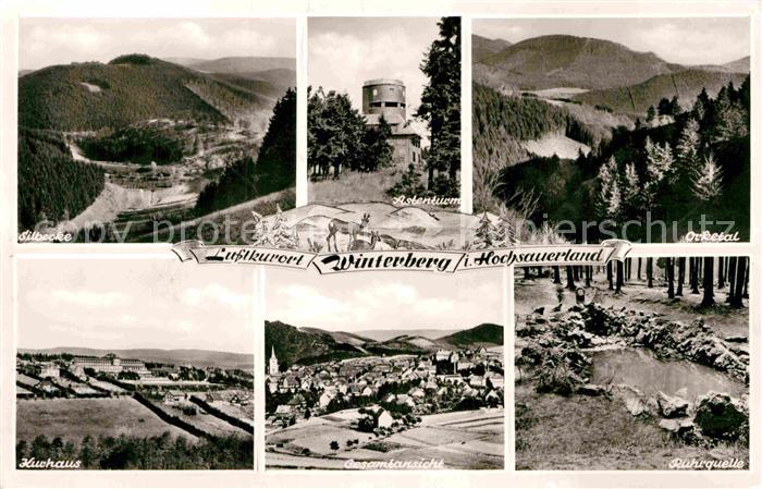Winterberg Hochsauerland Silbecke Astenturm Orketal Kurhaus Panorama Ruhrquelle