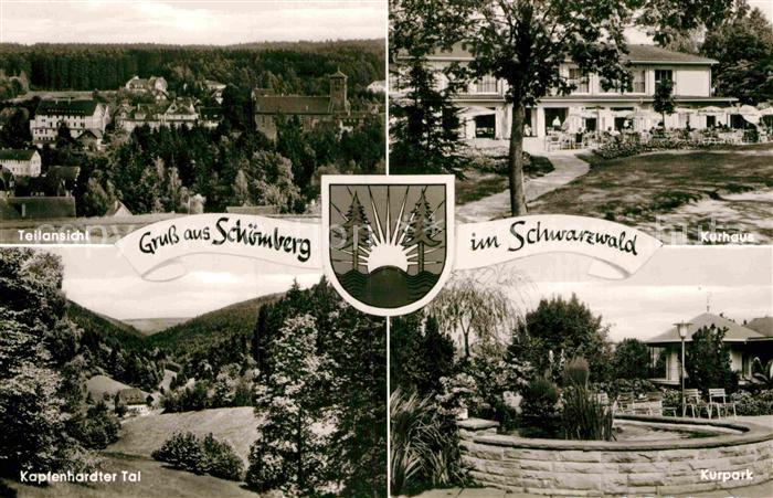 Schoemberg Schwarzwald Teilansicht Kurhaus Kapfenhardter Tal Kurpark