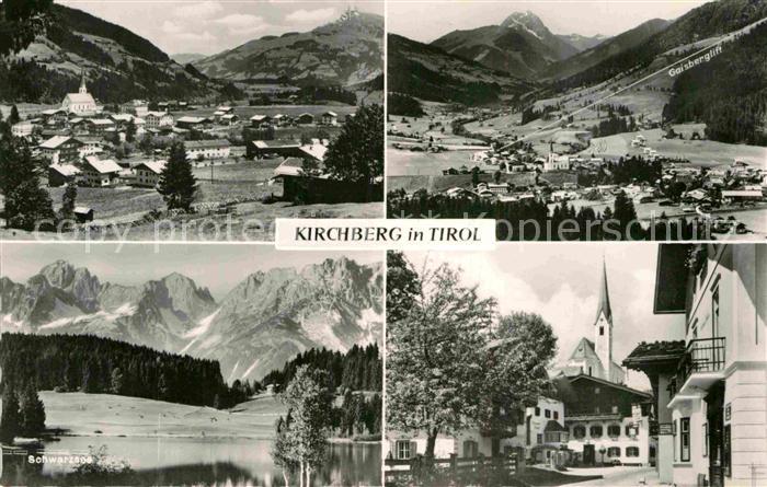 Kirchberg Tirol Panorama Schwarzsee Dorfmotiv