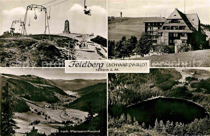 Feldberg Schwarzwald Sesselbahn Hotel Feldberger Hof Menzenschwand Feldsee