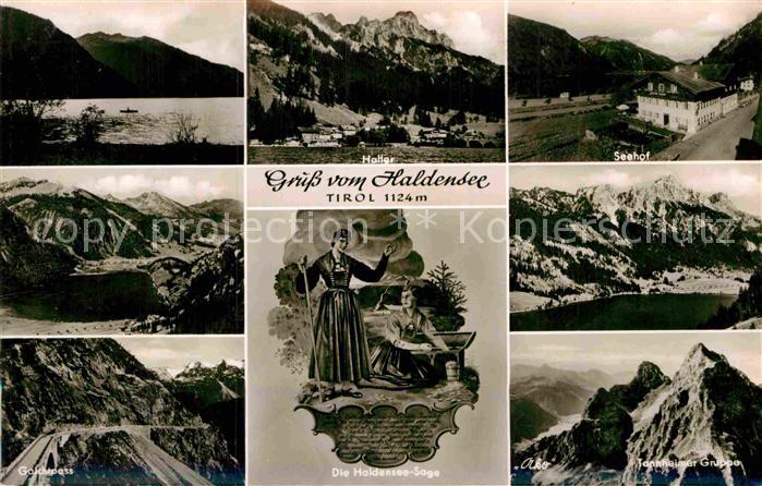 Haldensee Haller Seehof Gaichtpass Haldensee Sage Tannheimer Gruppe