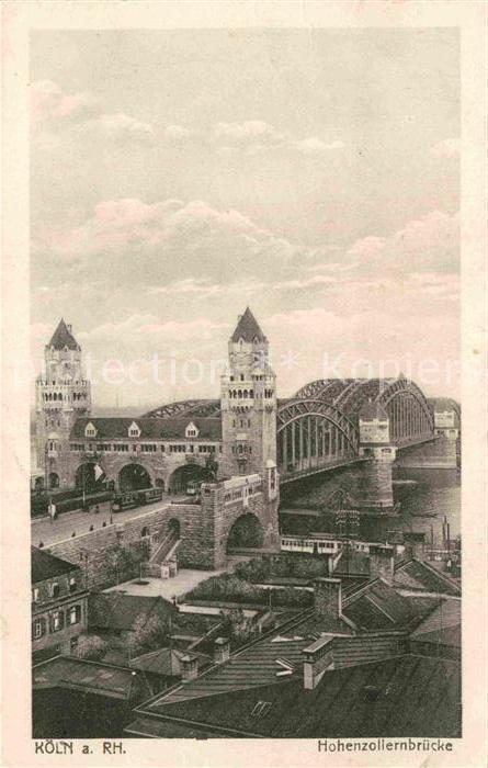 Koeln Rhein Hohenzollernbruecke