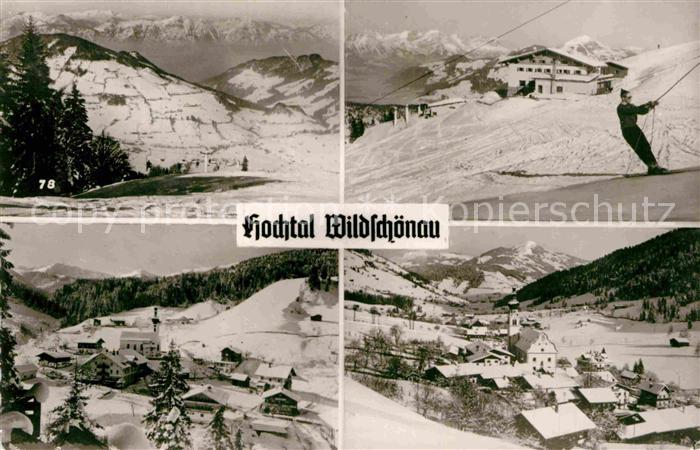 Wildschoenau Tirol Teilansichten Schlepplift