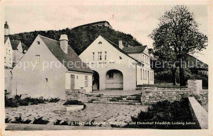 Freyburg Unstrut Wohnhaus und Ehrenhof Friedrich Ludwig Jahns