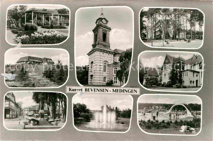 Bad Bevensen Kuranlagen Turm Fontaene Schwimmbad