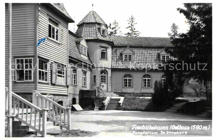 Friedrichsbrunn Harz Sanatorium Dr Strokorb